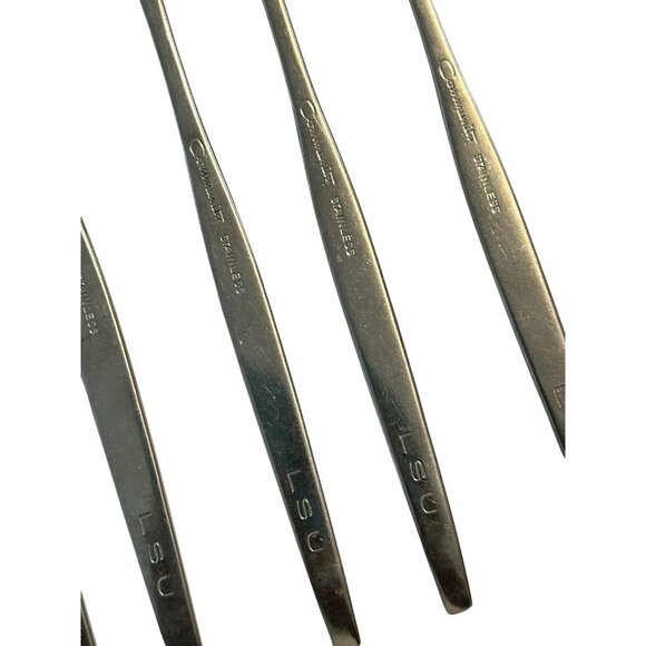 5 Frostfire (Stainless) by ONEIDA SILVER Community Satin LSU Engraved 1 Knife - Picture 3 of 3